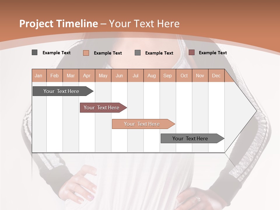 Women Friendly Brunette PowerPoint Template