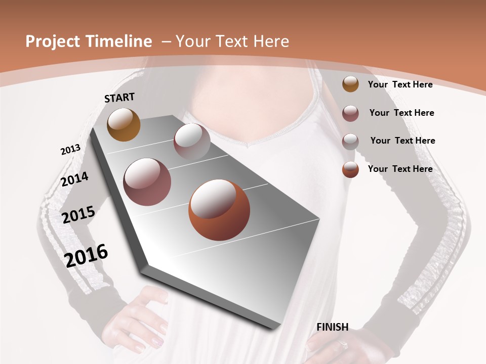 Women Friendly Brunette PowerPoint Template