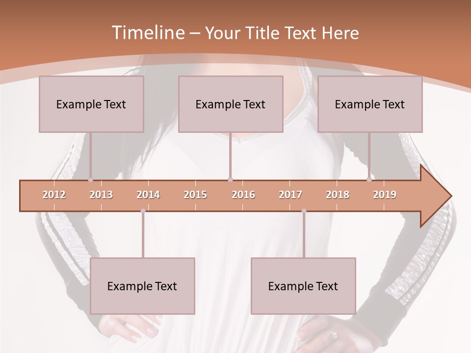 Women Friendly Brunette PowerPoint Template