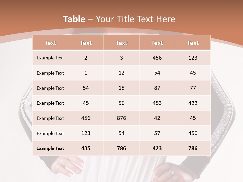 Women Friendly Brunette PowerPoint Template