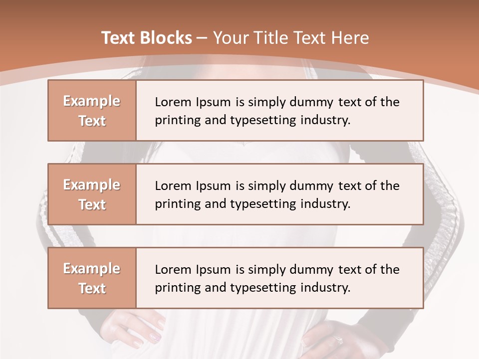 Women Friendly Brunette PowerPoint Template