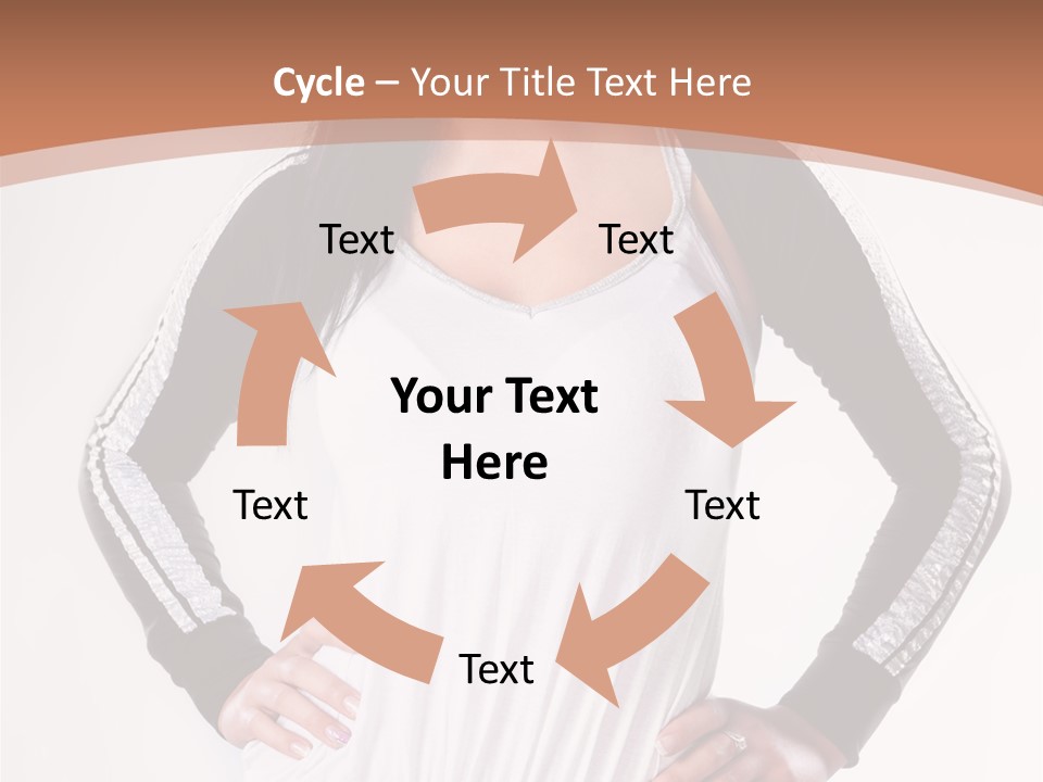 Women Friendly Brunette PowerPoint Template