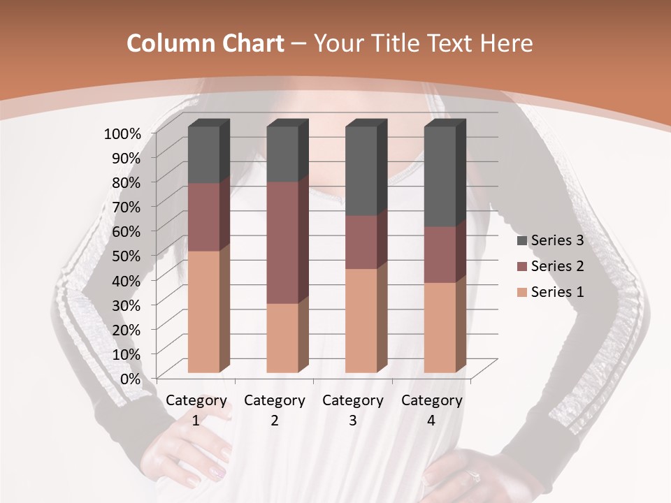 Women Friendly Brunette PowerPoint Template