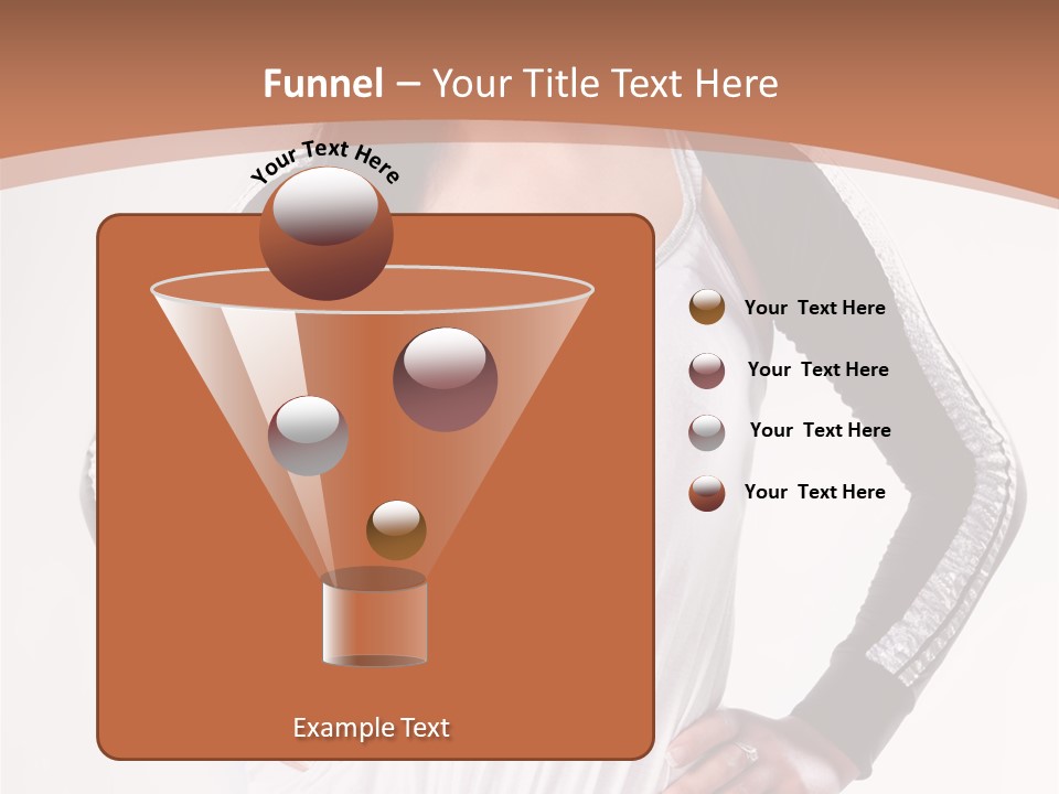 Women Friendly Brunette PowerPoint Template