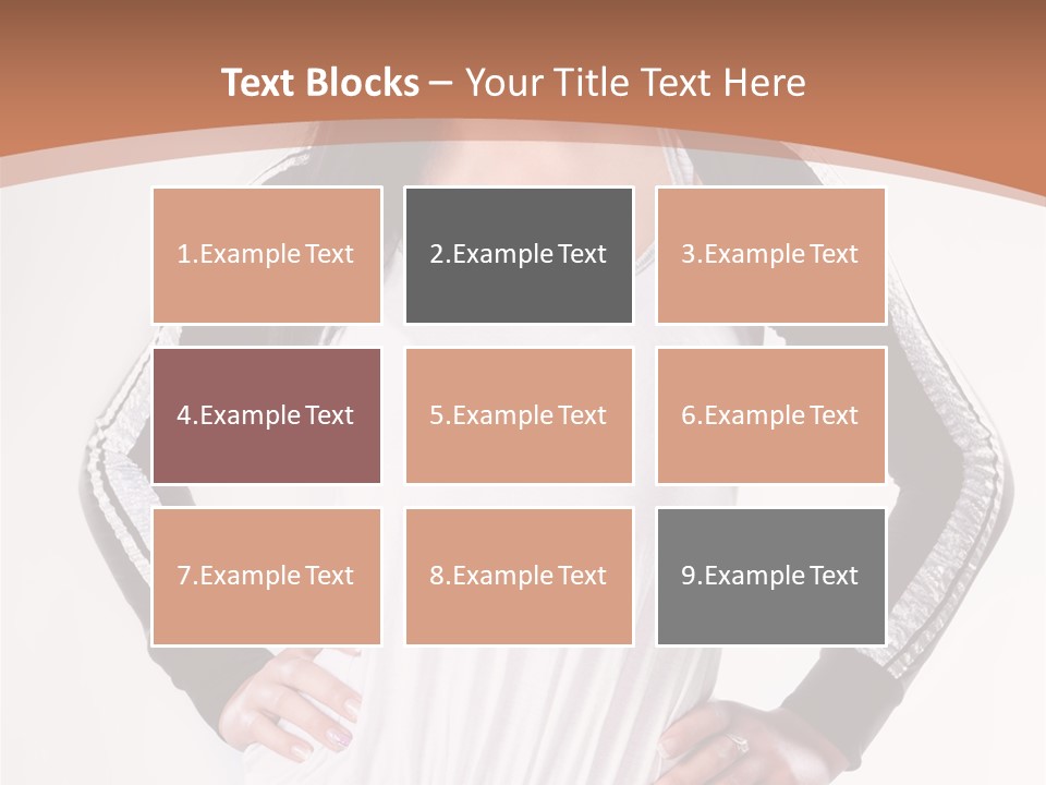 Women Friendly Brunette PowerPoint Template