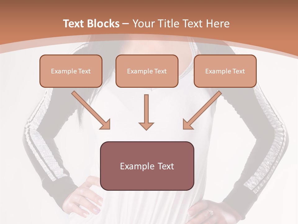 Women Friendly Brunette PowerPoint Template