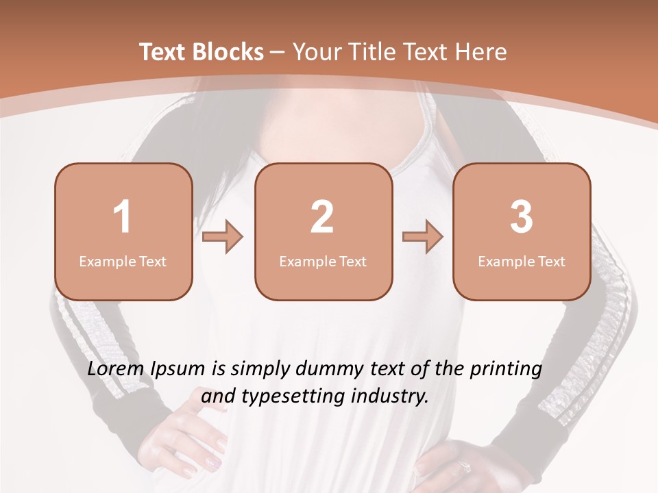 Women Friendly Brunette PowerPoint Template