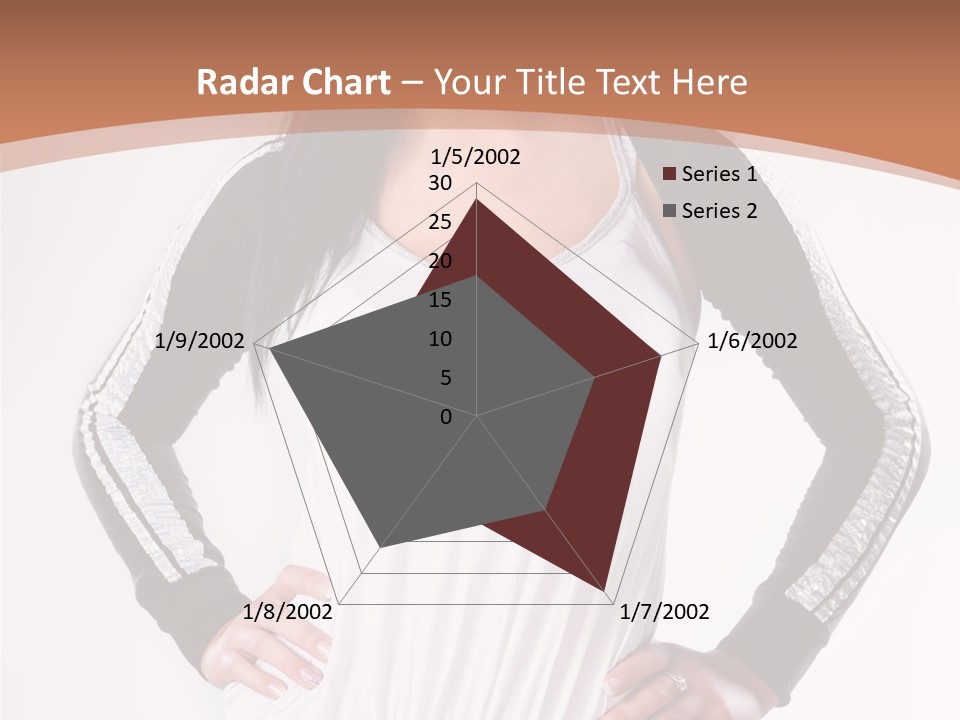 Women Friendly Brunette PowerPoint Template