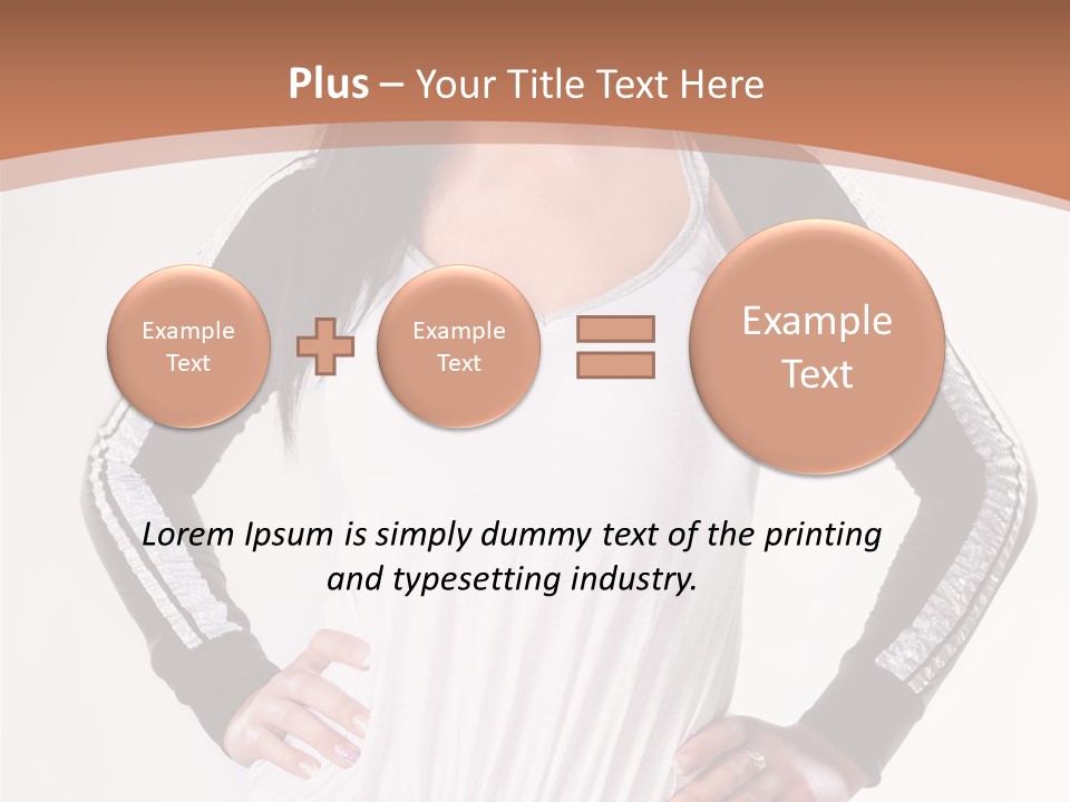 Women Friendly Brunette PowerPoint Template