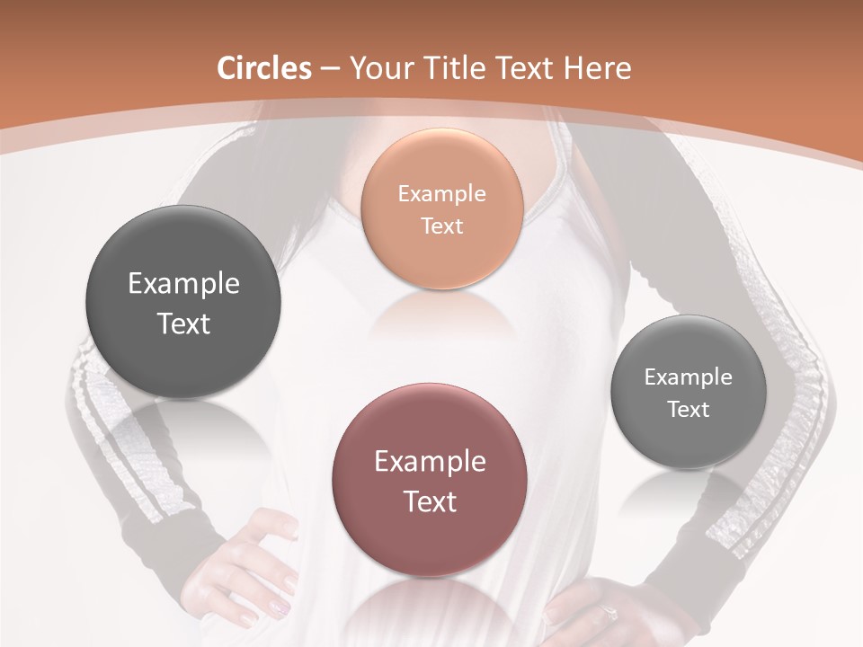 Women Friendly Brunette PowerPoint Template