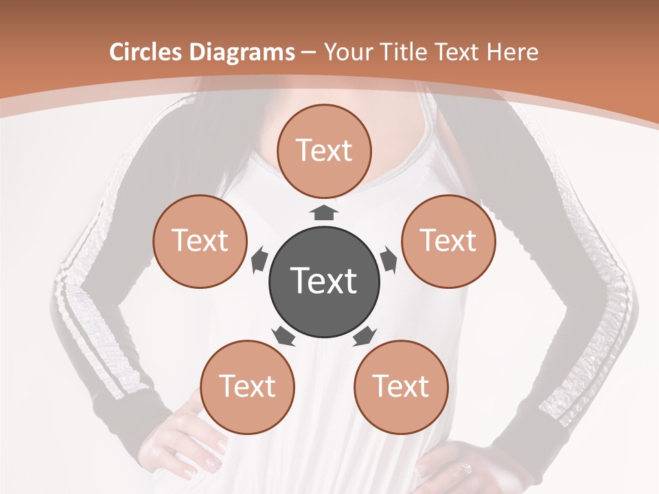 Women Friendly Brunette PowerPoint Template