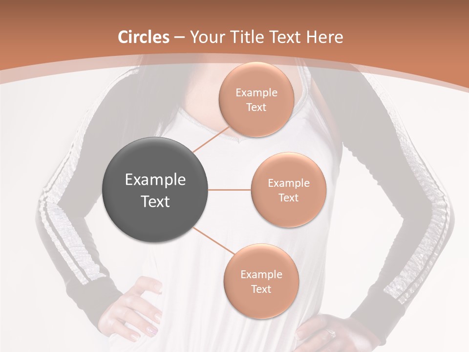 Women Friendly Brunette PowerPoint Template