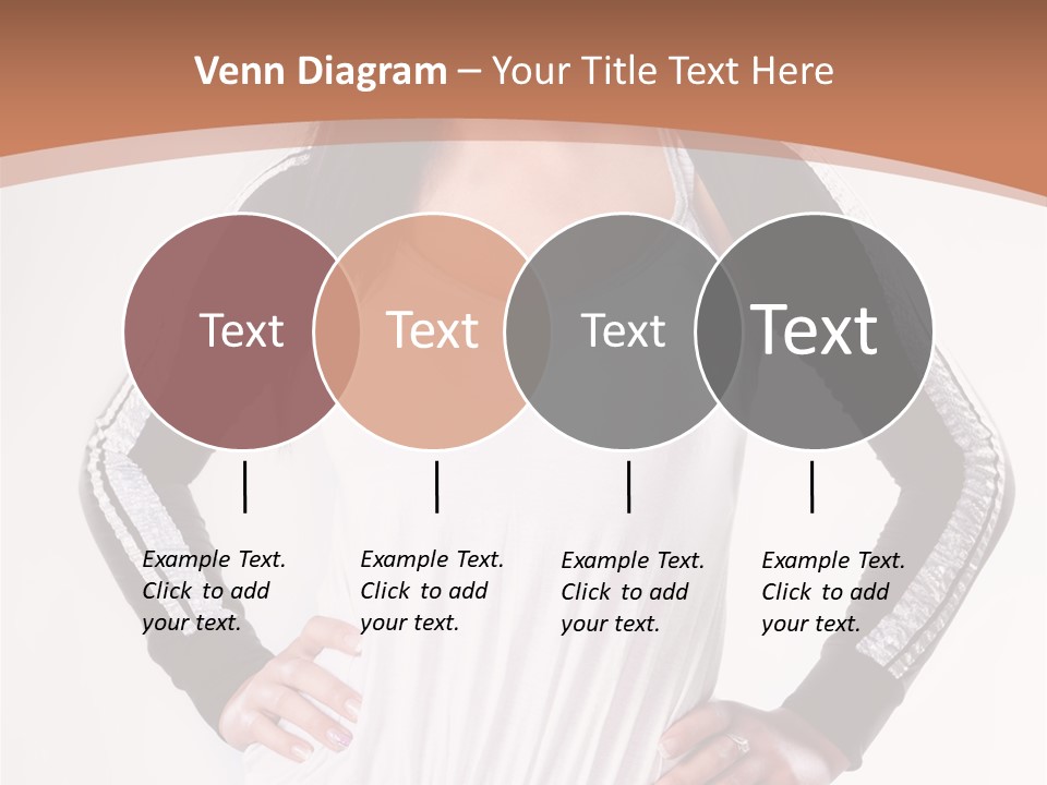 Women Friendly Brunette PowerPoint Template