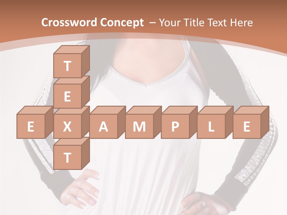 Women Friendly Brunette PowerPoint Template