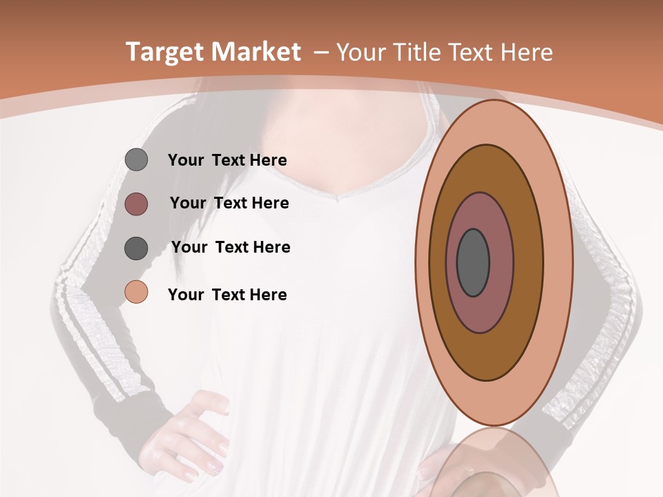 Women Friendly Brunette PowerPoint Template