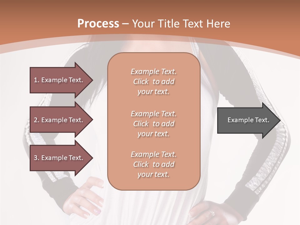 Women Friendly Brunette PowerPoint Template