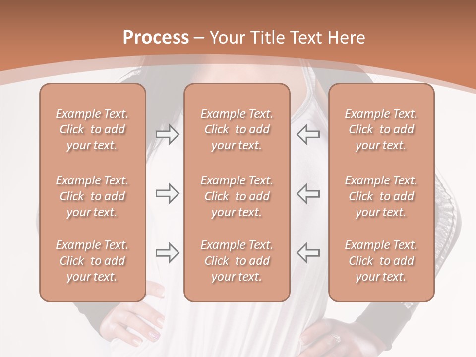 Women Friendly Brunette PowerPoint Template