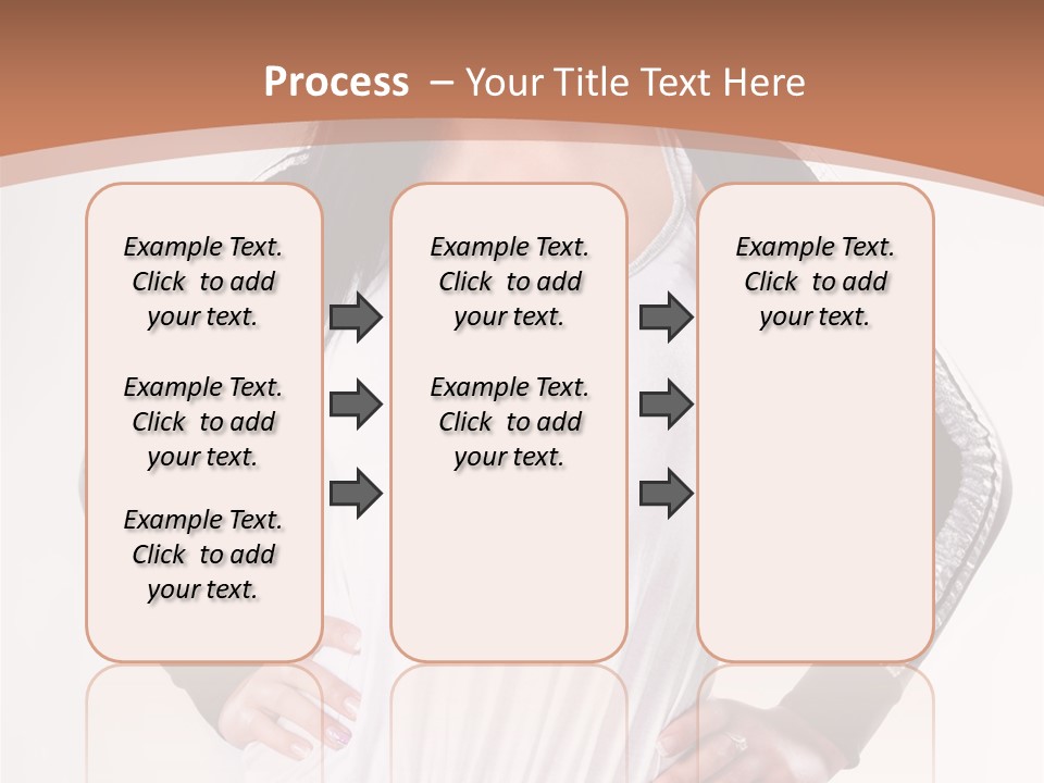 Women Friendly Brunette PowerPoint Template
