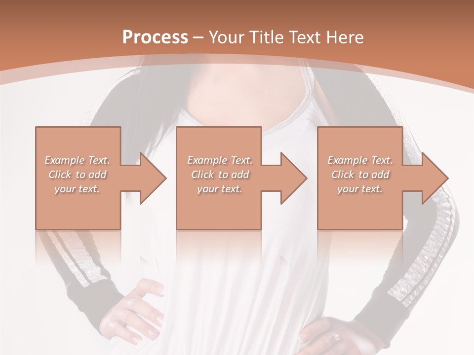 Women Friendly Brunette PowerPoint Template