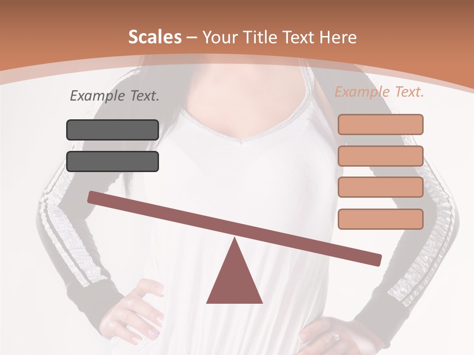 Women Friendly Brunette PowerPoint Template