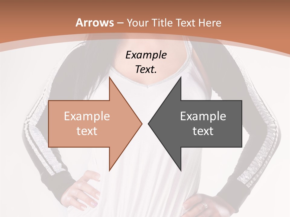 Women Friendly Brunette PowerPoint Template