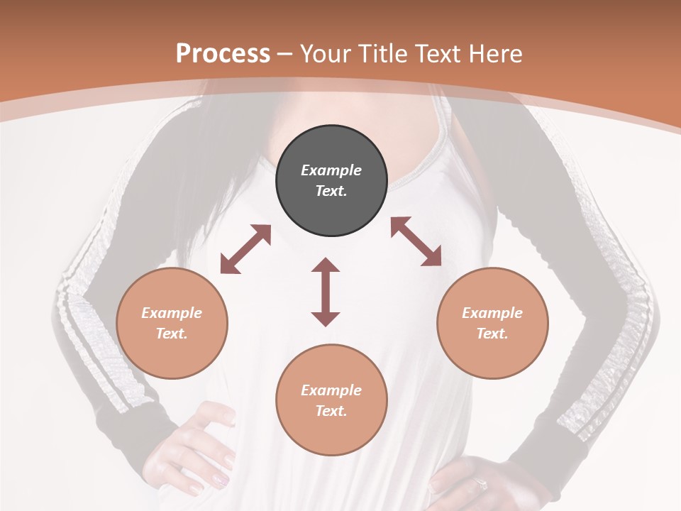Women Friendly Brunette PowerPoint Template