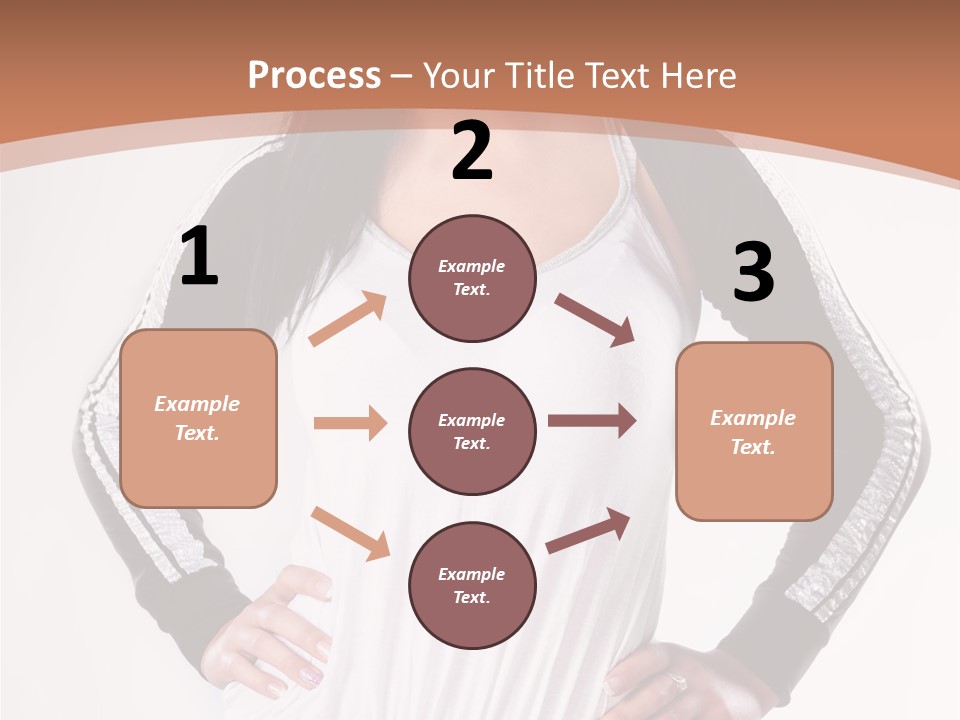 Women Friendly Brunette PowerPoint Template