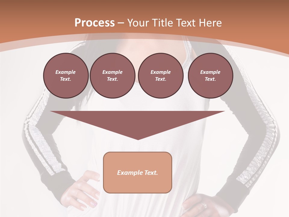 Women Friendly Brunette PowerPoint Template