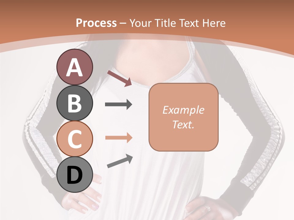 Women Friendly Brunette PowerPoint Template