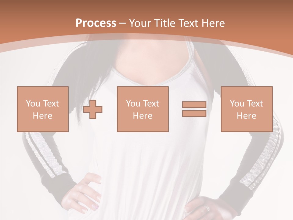 Women Friendly Brunette PowerPoint Template