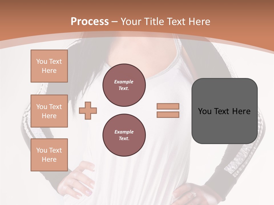 Women Friendly Brunette PowerPoint Template