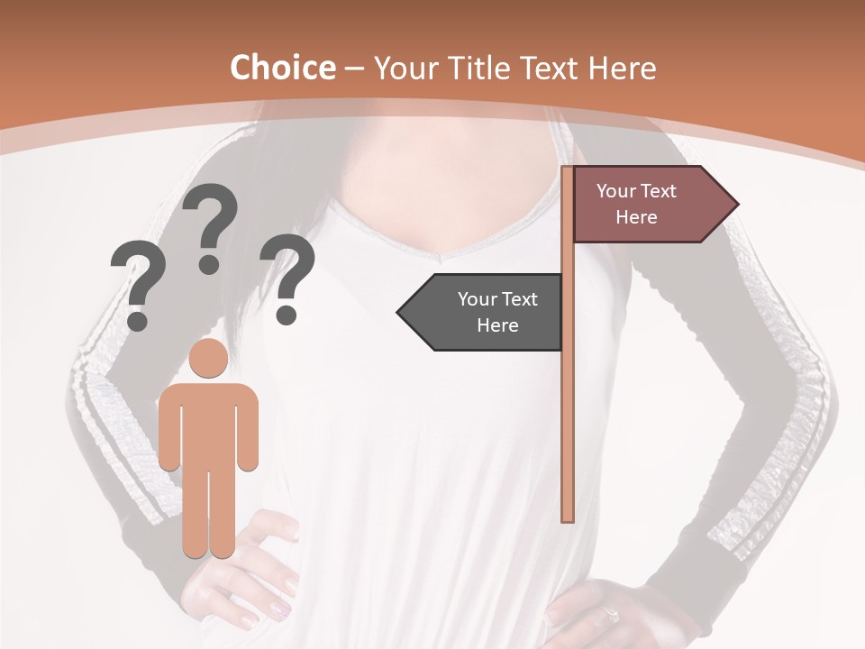 Women Friendly Brunette PowerPoint Template