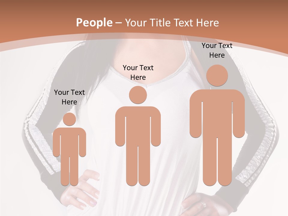 Women Friendly Brunette PowerPoint Template