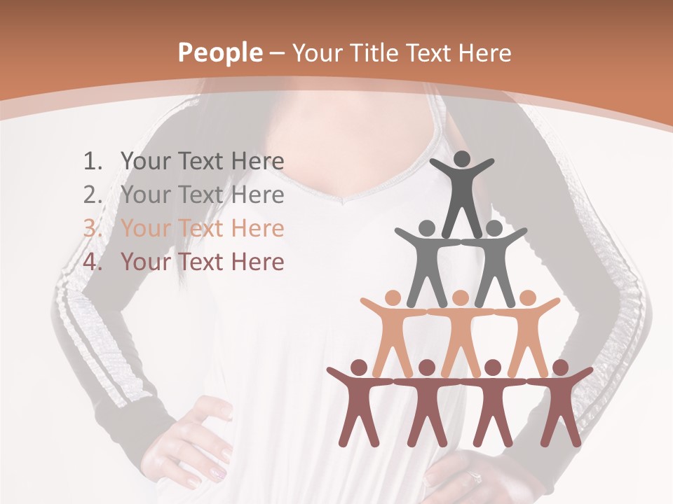 Women Friendly Brunette PowerPoint Template