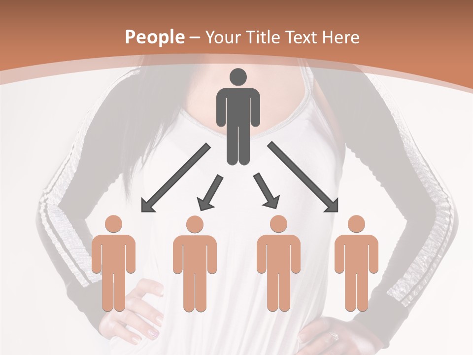 Women Friendly Brunette PowerPoint Template