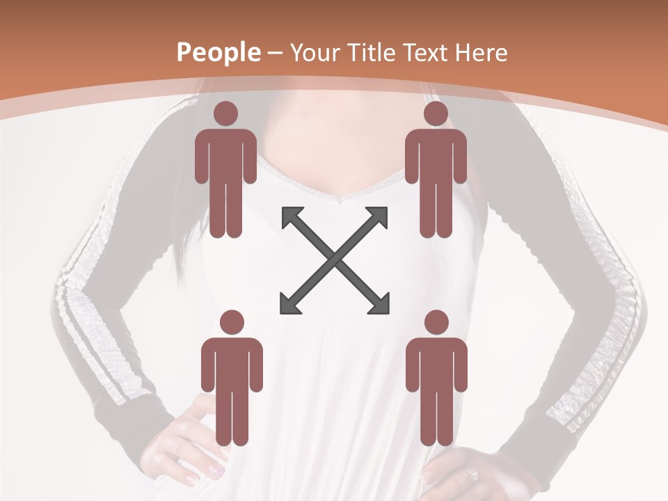 Women Friendly Brunette PowerPoint Template