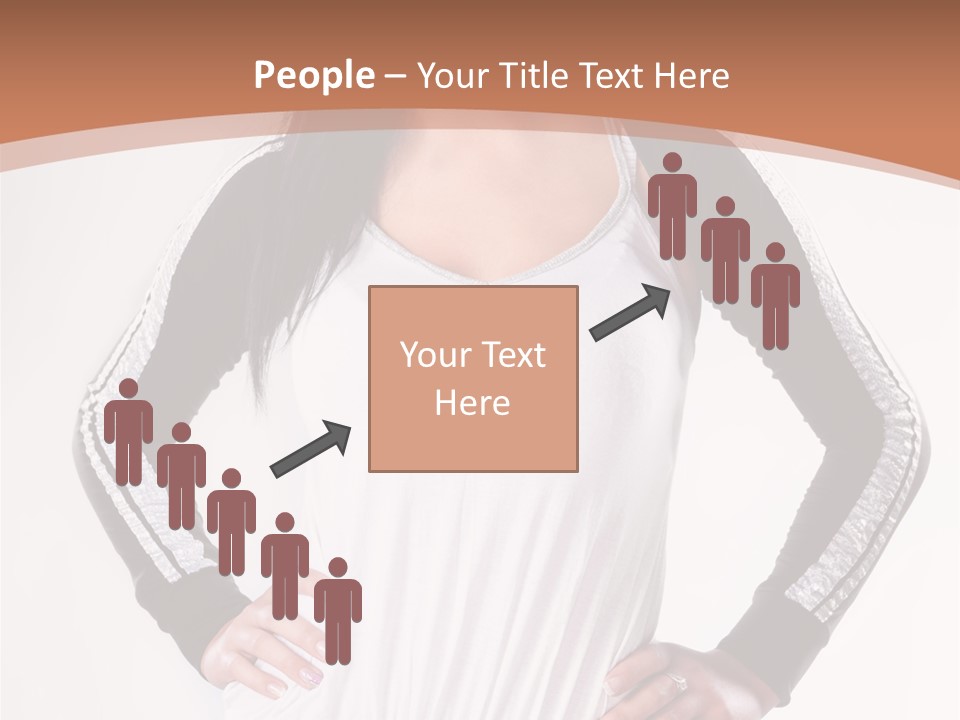 Women Friendly Brunette PowerPoint Template