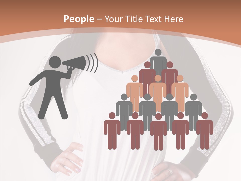 Women Friendly Brunette PowerPoint Template