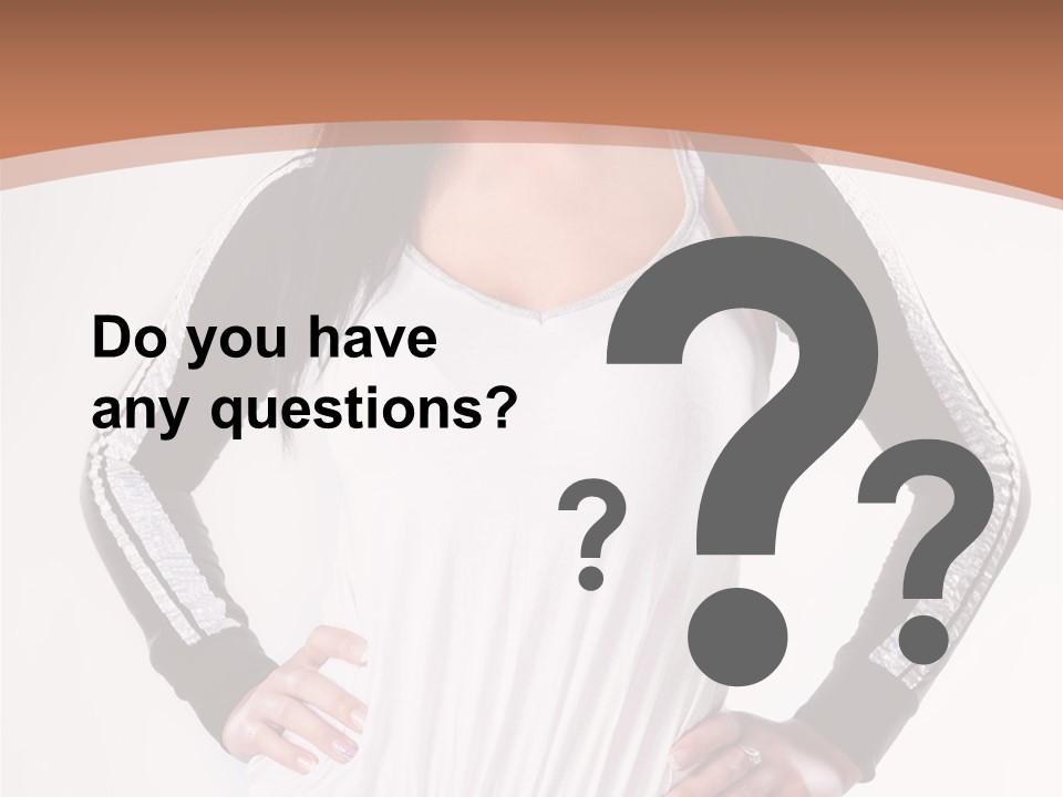 Women Friendly Brunette PowerPoint Template