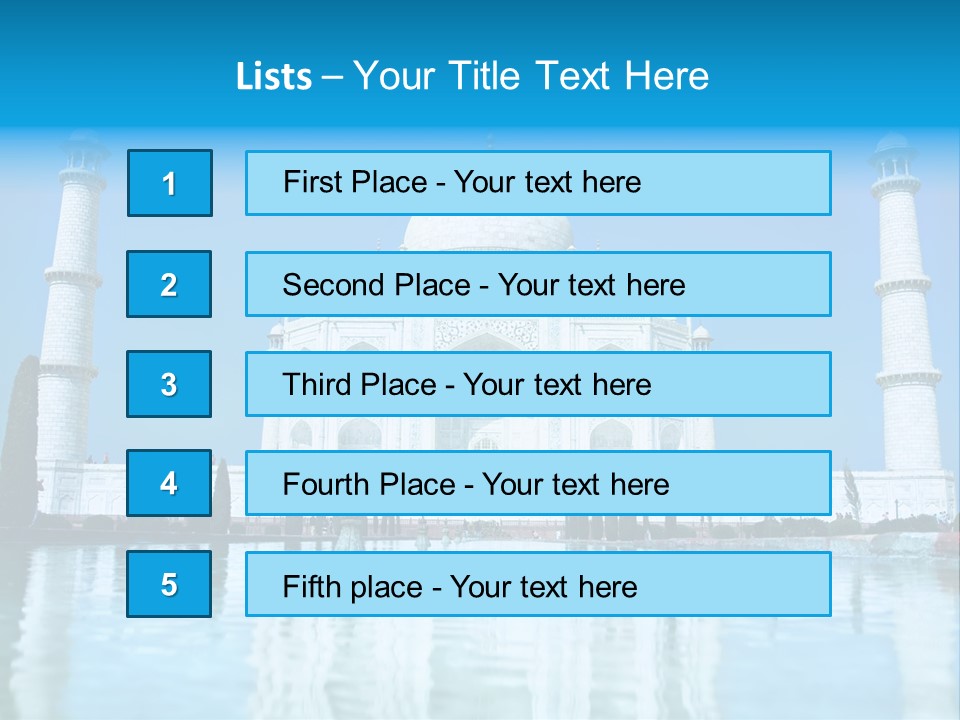Sunrise World Agra PowerPoint Template