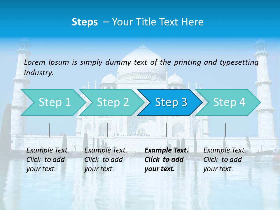 Sunrise World Agra PowerPoint Template