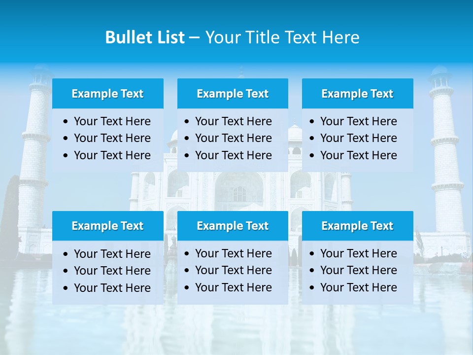 Sunrise World Agra PowerPoint Template