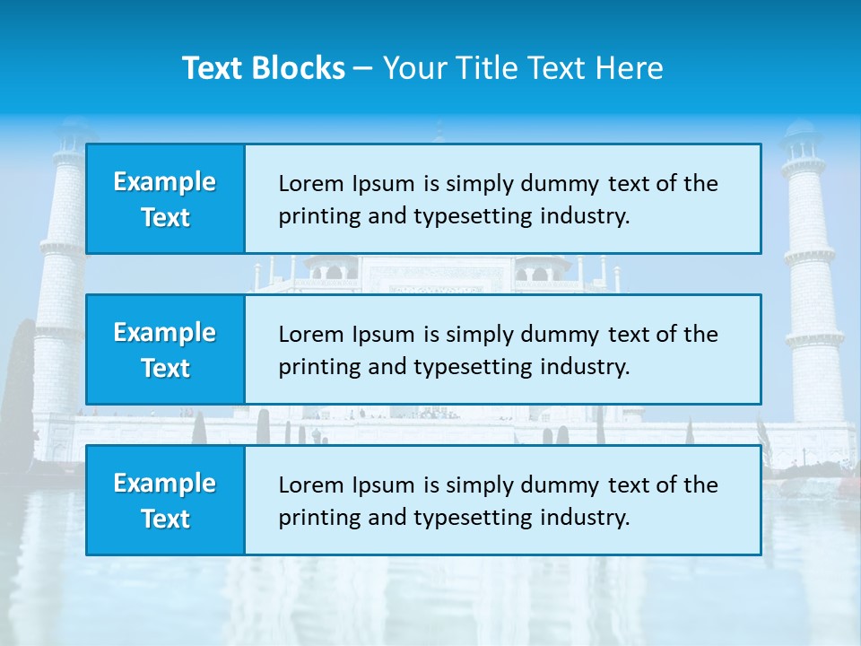 Sunrise World Agra PowerPoint Template