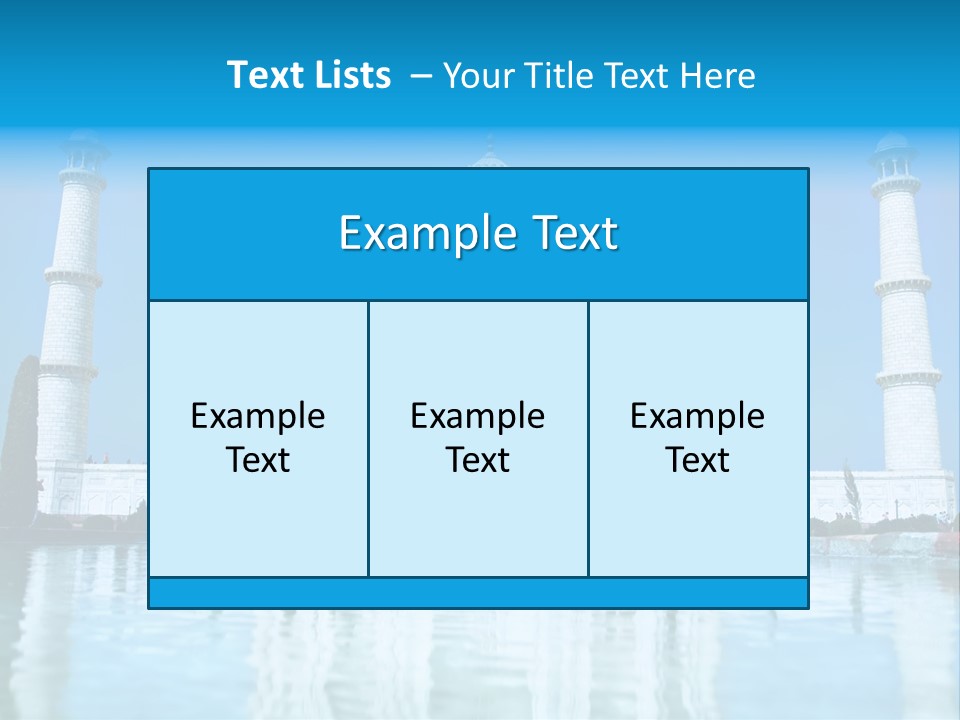 Sunrise World Agra PowerPoint Template