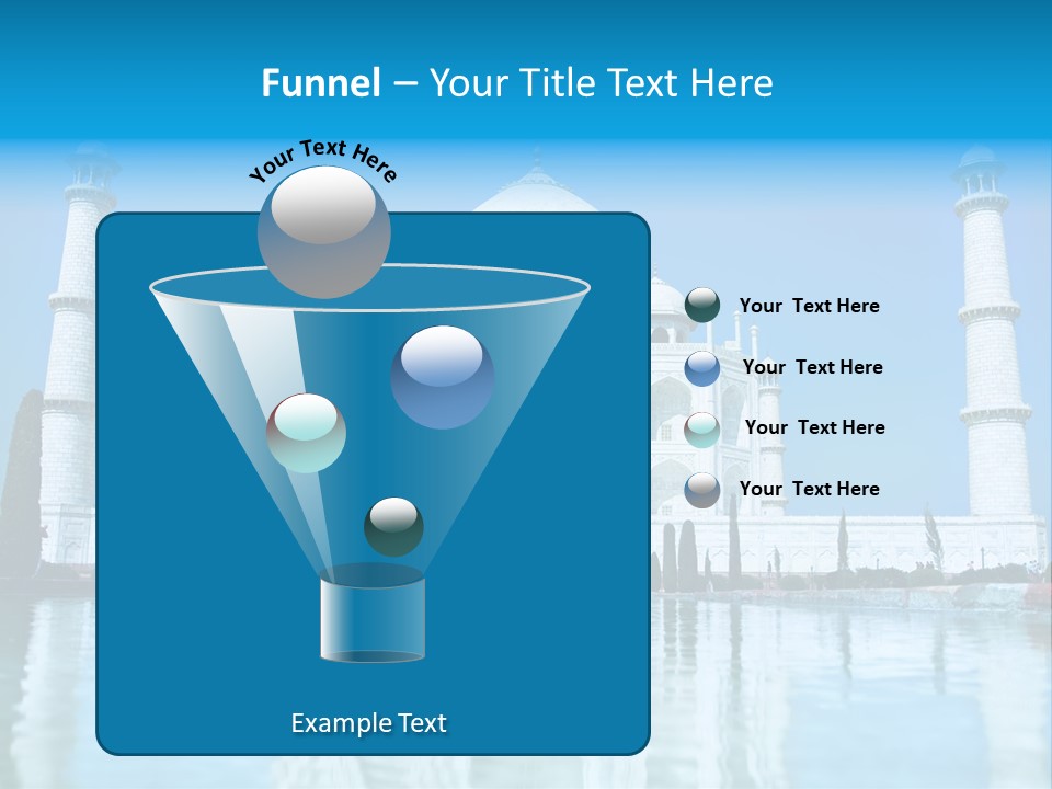 Sunrise World Agra PowerPoint Template