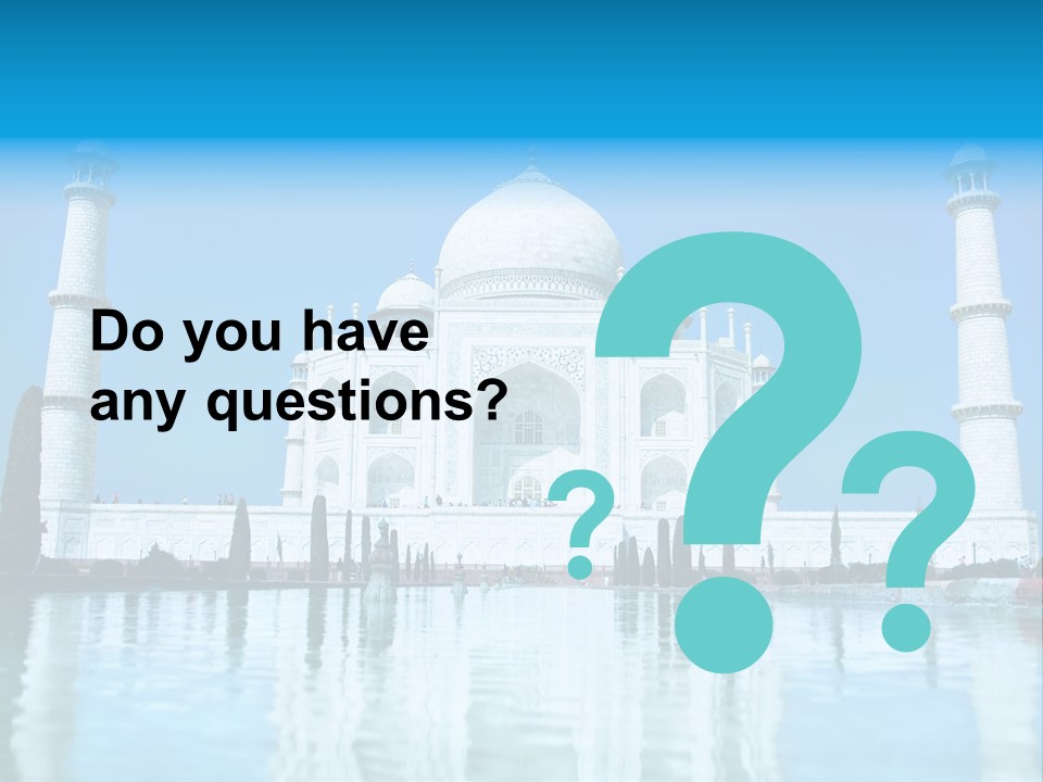 Sunrise World Agra PowerPoint Template