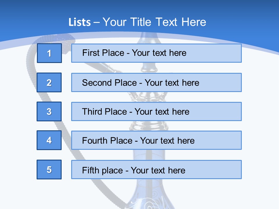 Tobacco Recreation Arabic PowerPoint Template