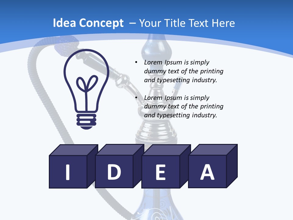 Tobacco Recreation Arabic PowerPoint Template
