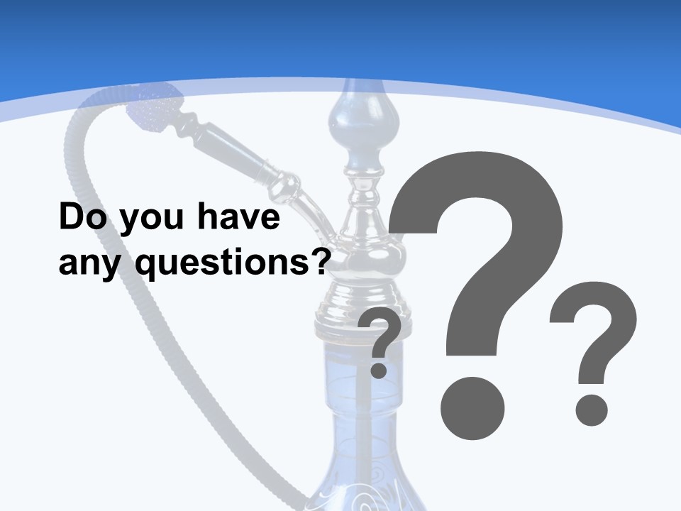 Tobacco Recreation Arabic PowerPoint Template