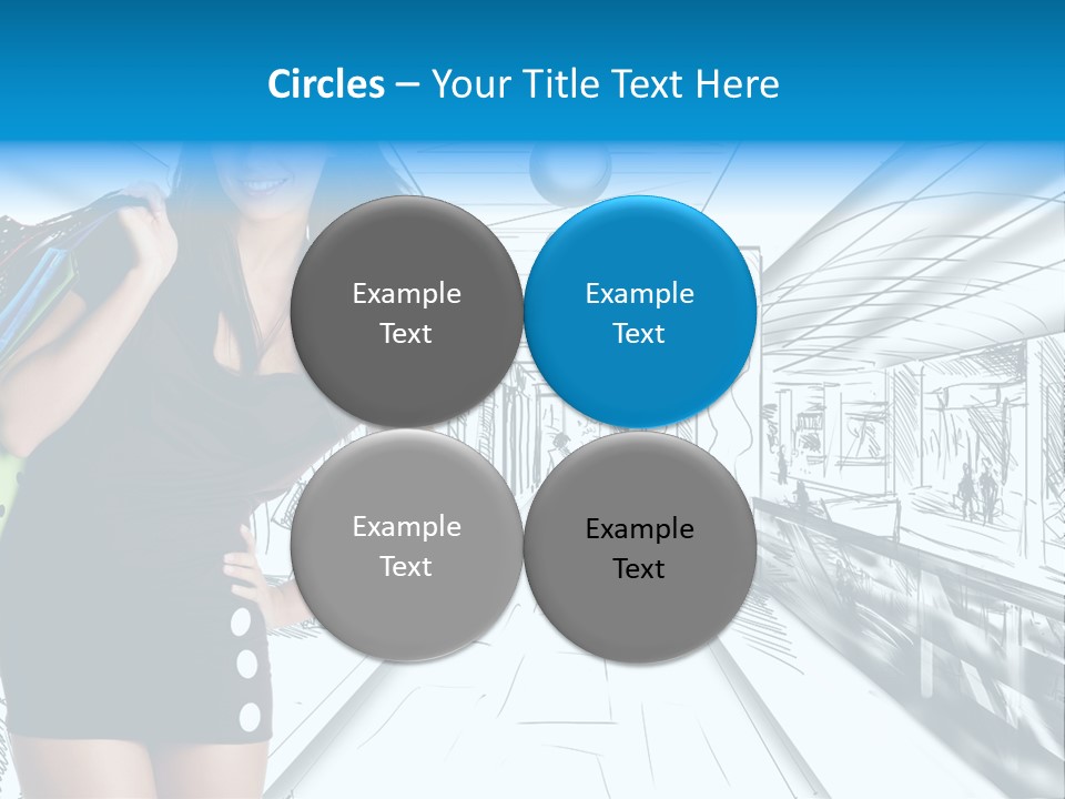 Draw Retail Purchase PowerPoint Template